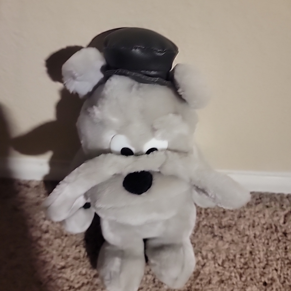 Harley Davidson Bull Dog Stuffed Animal Plush Toy‎ VTG 90s with Tag Play by Play